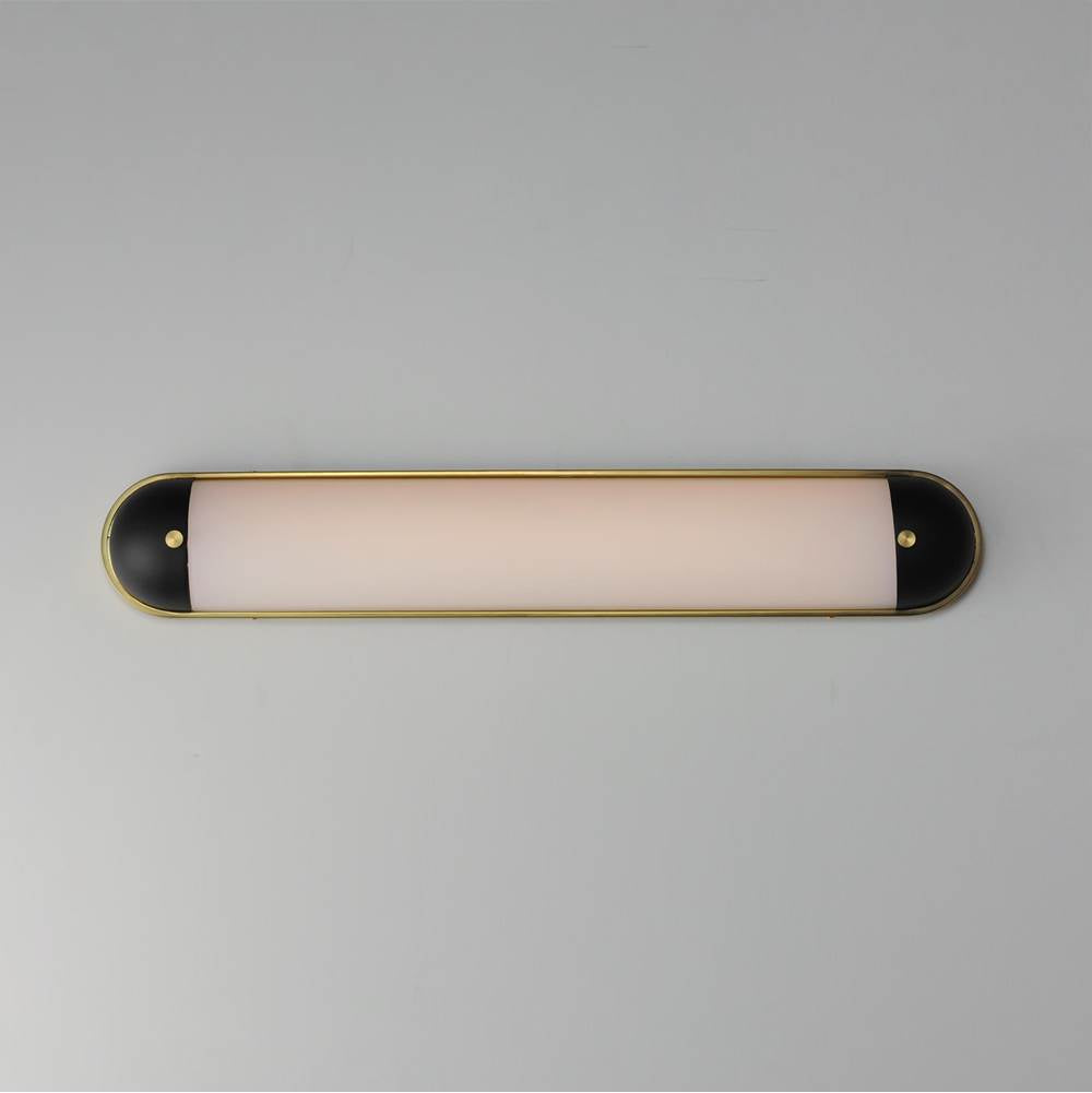 Maxim Lighting 39563SWBKNAB Black,Natural Aged Brass Capsule 30'' Led Bath Vanity Cct Select Image 4