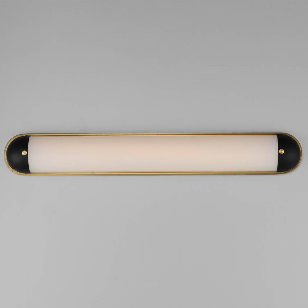 Maxim Lighting 39564SWBKNAB Black,Natural Aged Brass Capsule 36'' Led Bath Vanity Cct Select Image 4