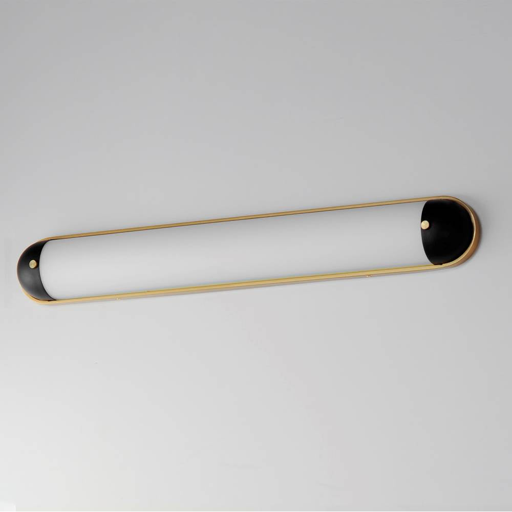 Maxim Lighting 39564SWBKNAB Black,Natural Aged Brass Capsule 36'' Led Bath Vanity Cct Select Image 3