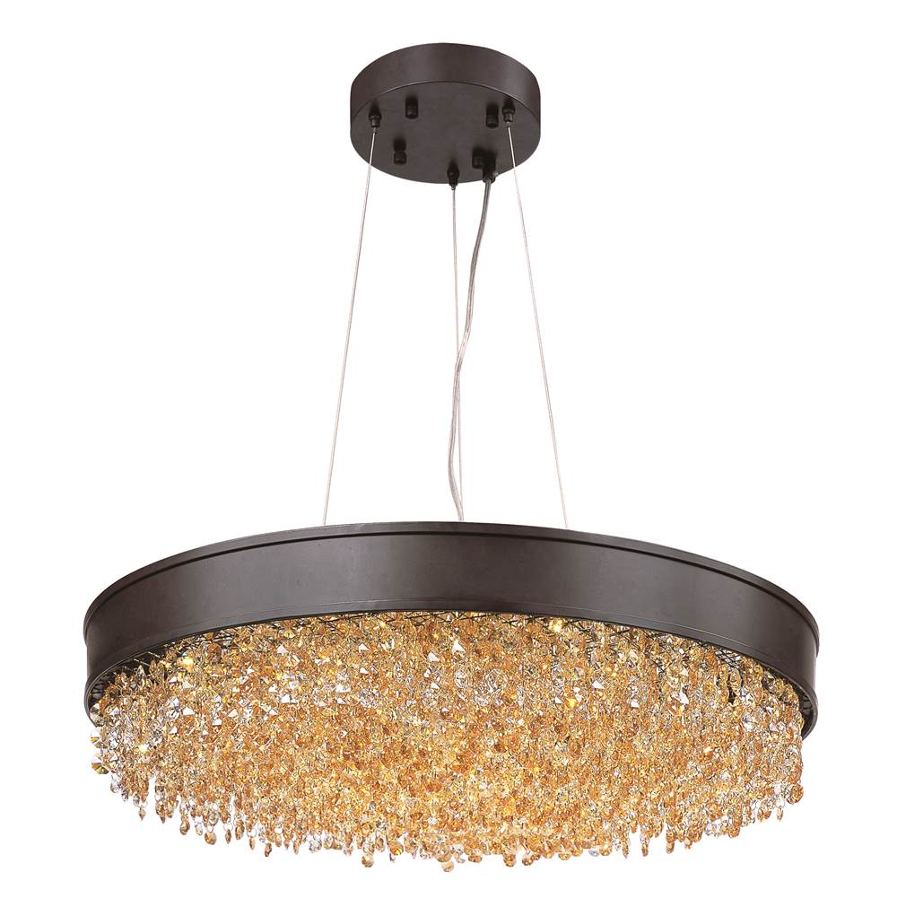 Maxim Lighting 39655SHBZ Bronze Mystic 16-light Led Pendant Image 1