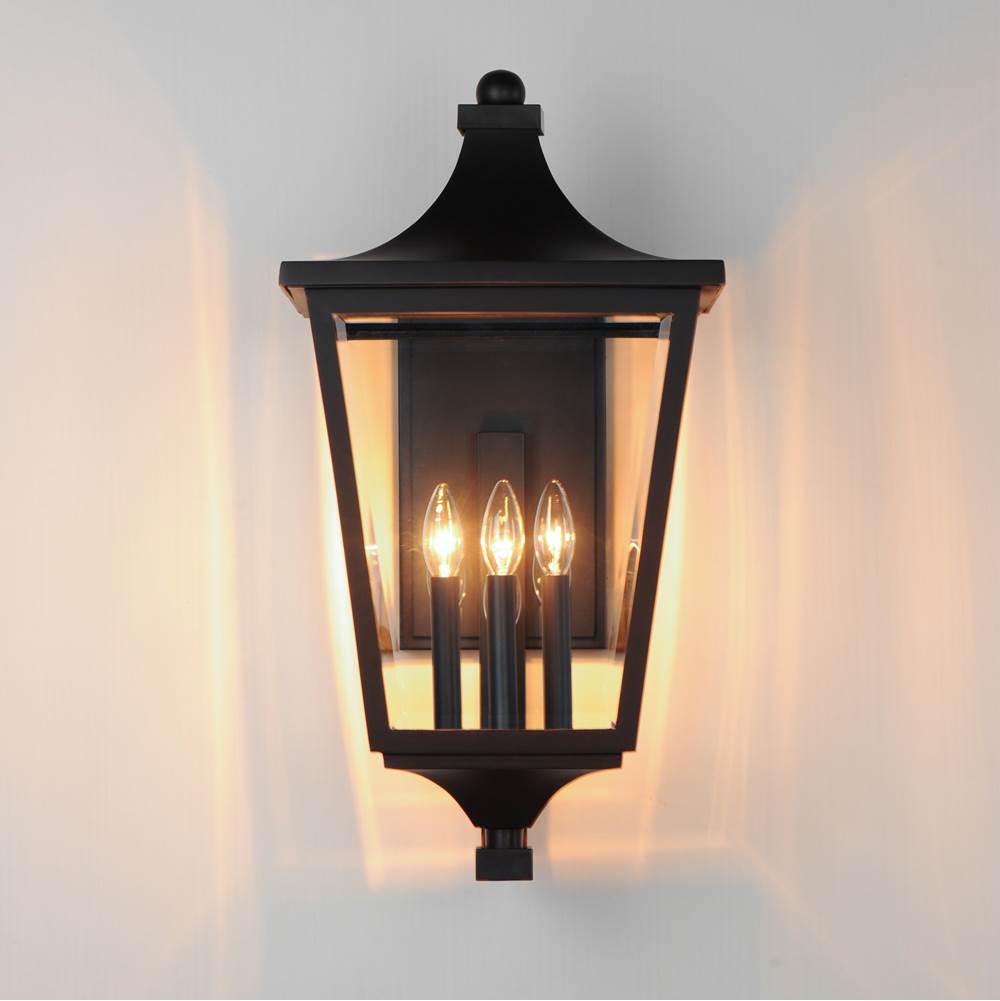 Maxim Lighting 40237CLBK Black Sutton Place Vx 3-light Outdoor Lantern Image 3