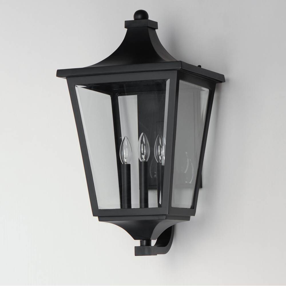 Maxim Lighting 40237CLBK Black Sutton Place Vx 3-light Outdoor Lantern Image 2