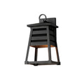 Maxim Lighting 40632BK Black Shutters 1-light Small Outdoor Wall Sconce Image 1