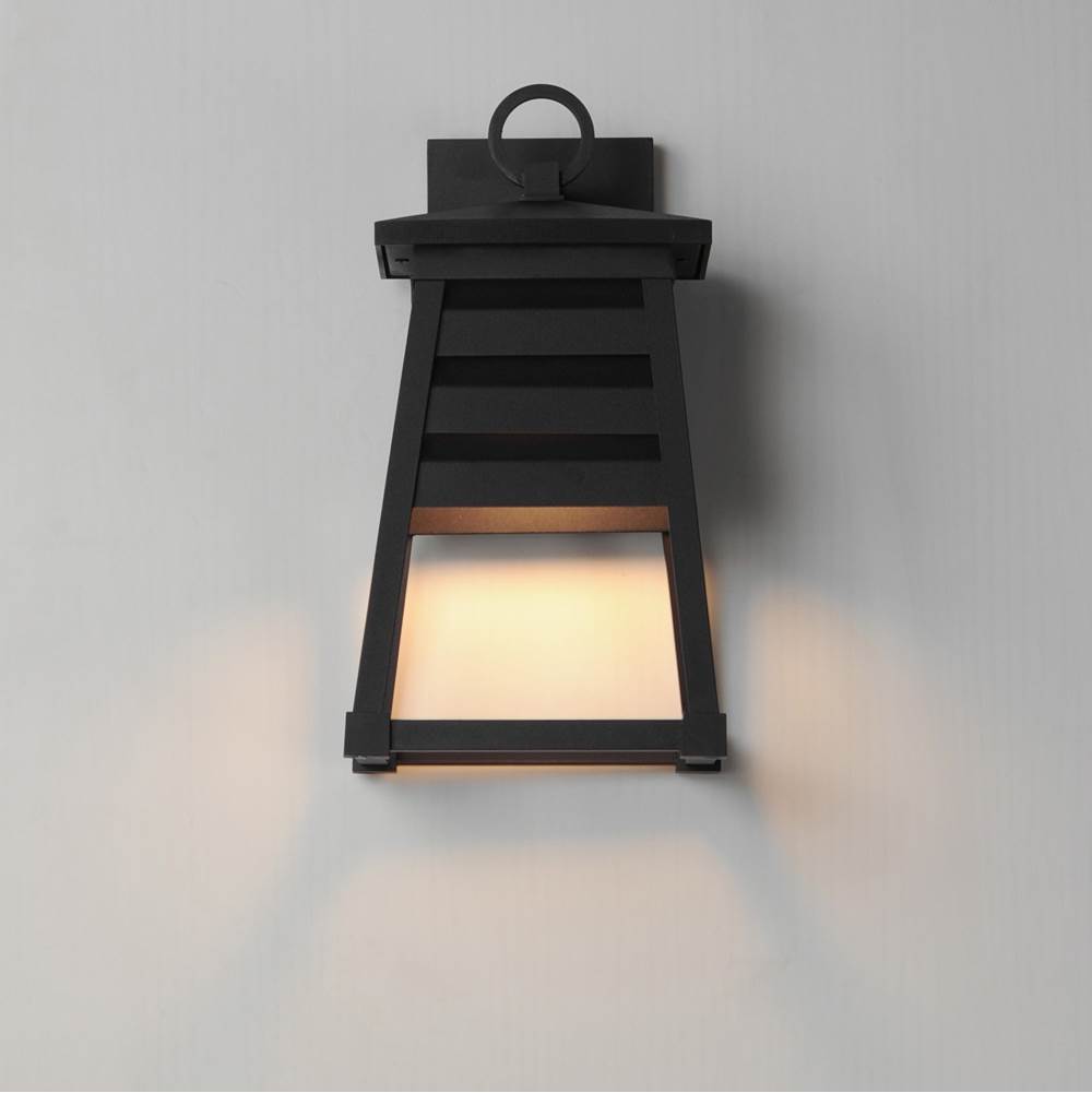 Maxim Lighting 40632BK Black Shutters 1-light Small Outdoor Wall Sconce Image 3
