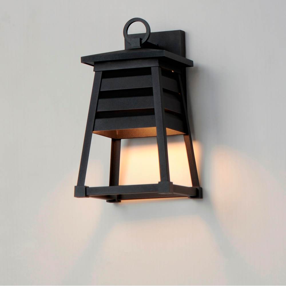 Maxim Lighting 40632BK Black Shutters 1-light Small Outdoor Wall Sconce Image 2