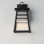 Maxim Lighting 40632WZBK Weathered Zinc,Black Shutters 1-light Small Outdoor Wall Sconce Image 3