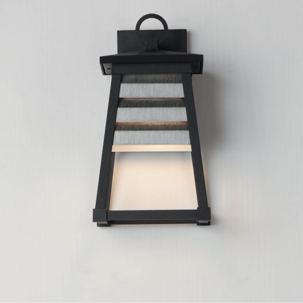 Maxim Lighting 40632WZBK Weathered Zinc,Black Shutters 1-light Small Outdoor Wall Sconce Image 3