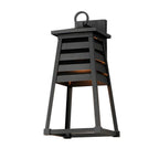 Maxim Lighting 40634BK Black Shutters 1-light Medium Outdoor Wall Sconce Image 1