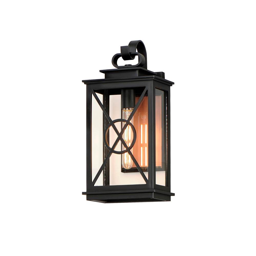 Maxim Lighting 40804CLACPBK Black,Aged Copper Yorktown Vx 1-light Outdoor Wall Sconce Image 1