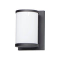 Maxim Lighting 52126WTBK Black Barrel Medium Led Outdoor Wall Sconce Image 1