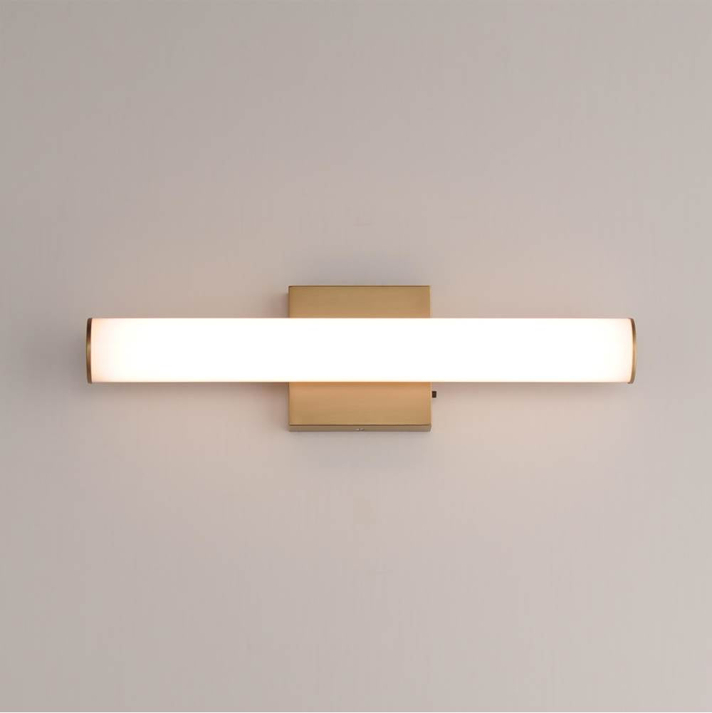 Maxim Lighting 52150NAB Natural Aged Brass Rail 18'' Led Bath Vanity 5cct Image 3