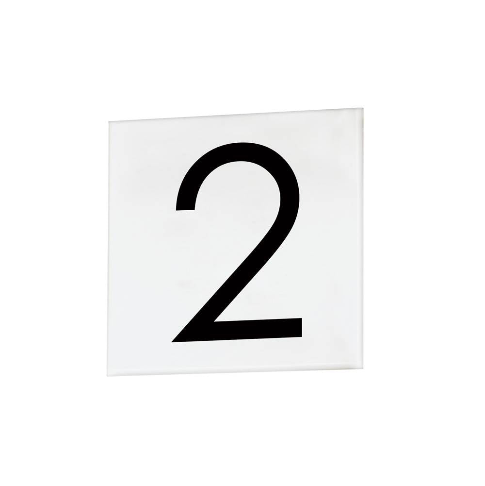 Maxim Lighting Address 2 - 4'' Square Tile - Sans Serif