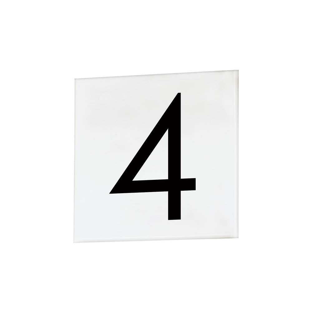 Maxim Lighting Address 4 - 4'' Square Tile - Sans Serif