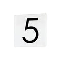 Maxim Lighting Address 5 - 4'' Square Tile - Sans Serif
