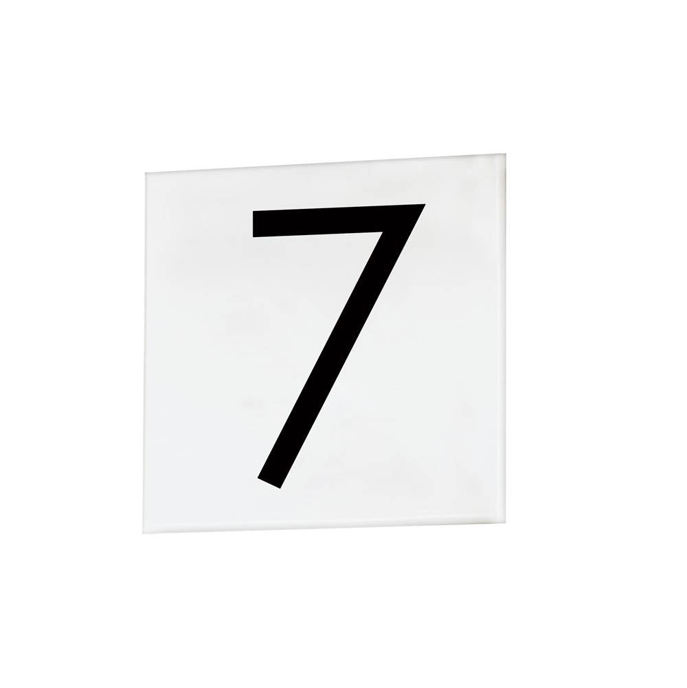 Maxim Lighting Address 7 - 4'' Square Tile - Sans Serif