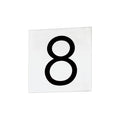 Maxim Lighting Address 8 - 4'' Square Tile - Sans Serif