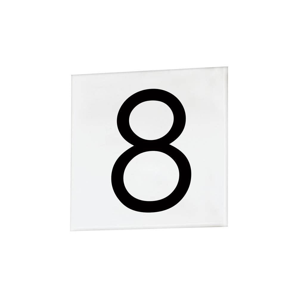 Maxim Lighting Address 8 - 4'' Square Tile - Sans Serif