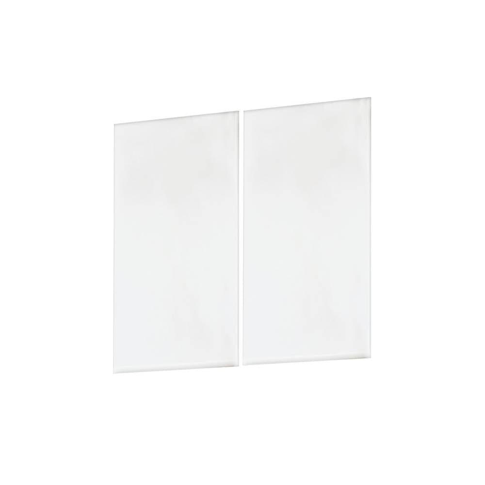 Maxim Lighting Address Half Blank - 4'' Square Tile (set Of Two)