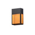 Maxim Lighting 54802RABK Black Lattice 12'' Led Outdoor Sconce Dark Sky Image 1