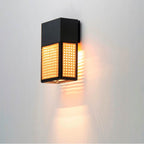 Maxim Lighting 54802RABK Black Lattice 12'' Led Outdoor Sconce Dark Sky Image 2
