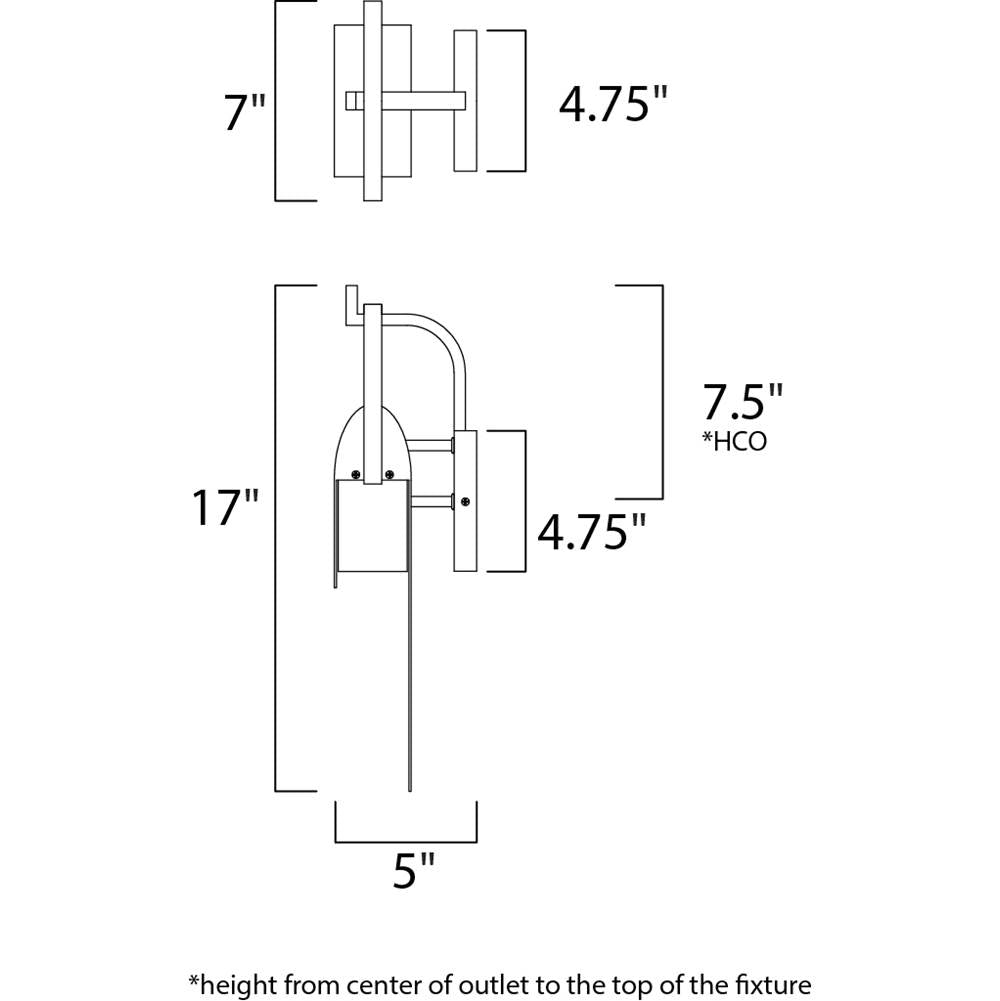 Maxim Lighting Laredo Led Outdoor Sconce