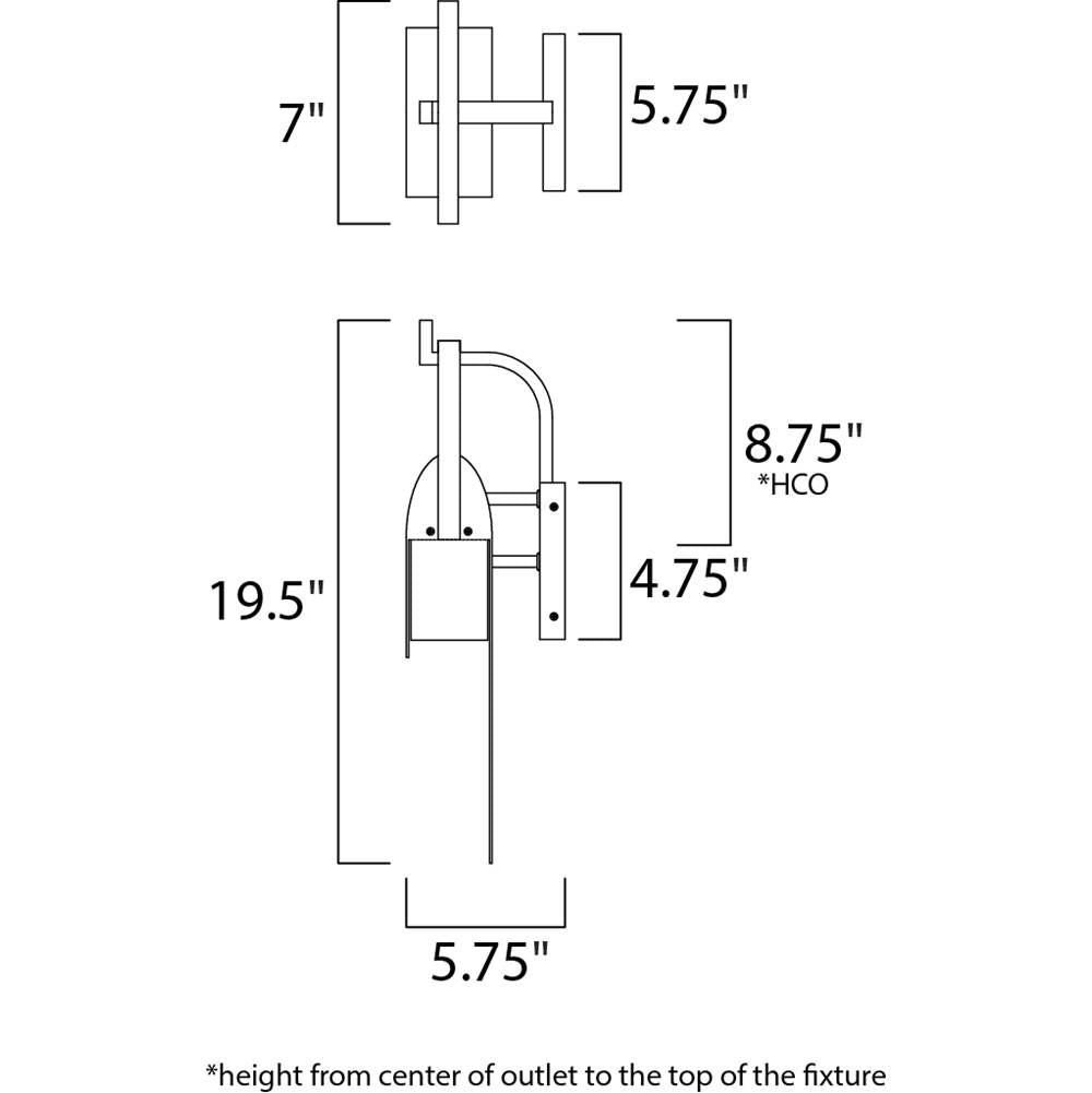 Maxim Lighting Laredo Led Outdoor Sconce