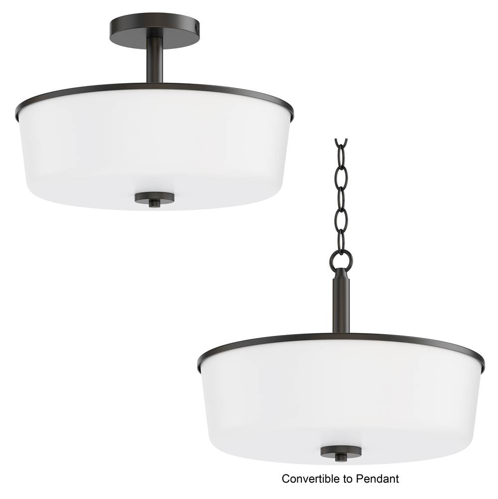 Maxim Lighting Fuller 3-light Semi Flush/pendant Convertible