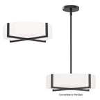 Maxim Lighting Dexter 15'' Led Flush Mount/ Pendant Convertibie