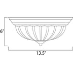 Maxim Lighting Essentials 2-light Flush Mount
