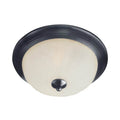 Maxim Lighting 5831FTBK Black Essentials 2-light Flush Mount Image 1
