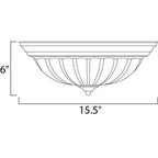 Maxim Lighting Essentials 3-light Flush Mount