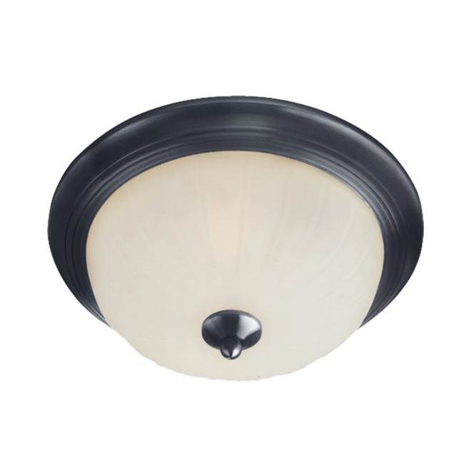 Maxim Lighting 5832FTBK Black Essentials 3-light Flush Mount Image 1