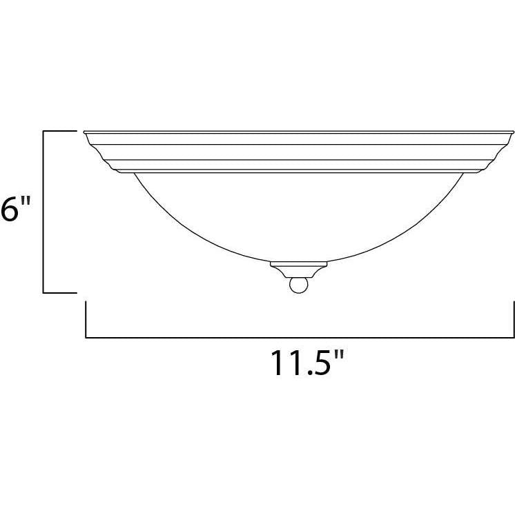 Maxim Lighting Essentials 1-light Flush Mount