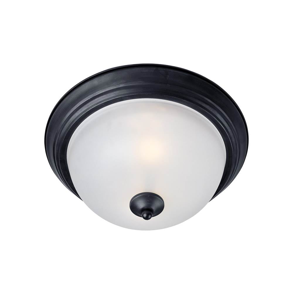 Maxim Lighting 5840FTBK Black Essentials 1-light Flush Mount Image 1