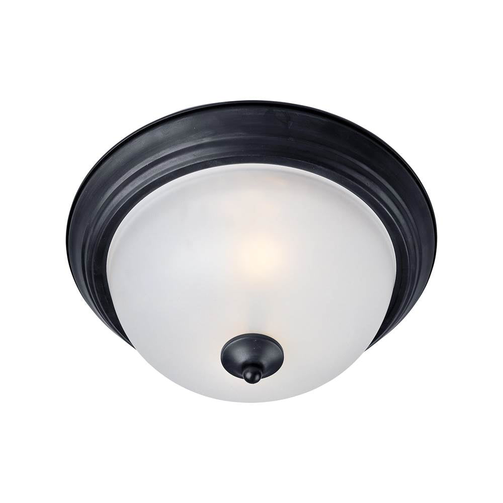 Maxim Lighting 5841FTBK Black Essentials 2-light Flush Mount Image 1