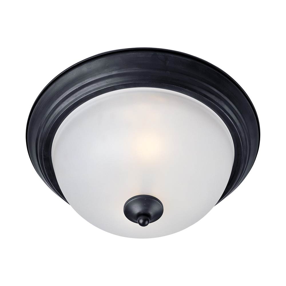 Maxim Lighting 5842FTBK Black Essentials 3-light Flush Mount Image 1