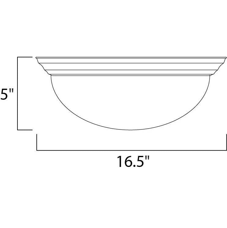 Maxim Lighting Essentials 3-light Flush Mount