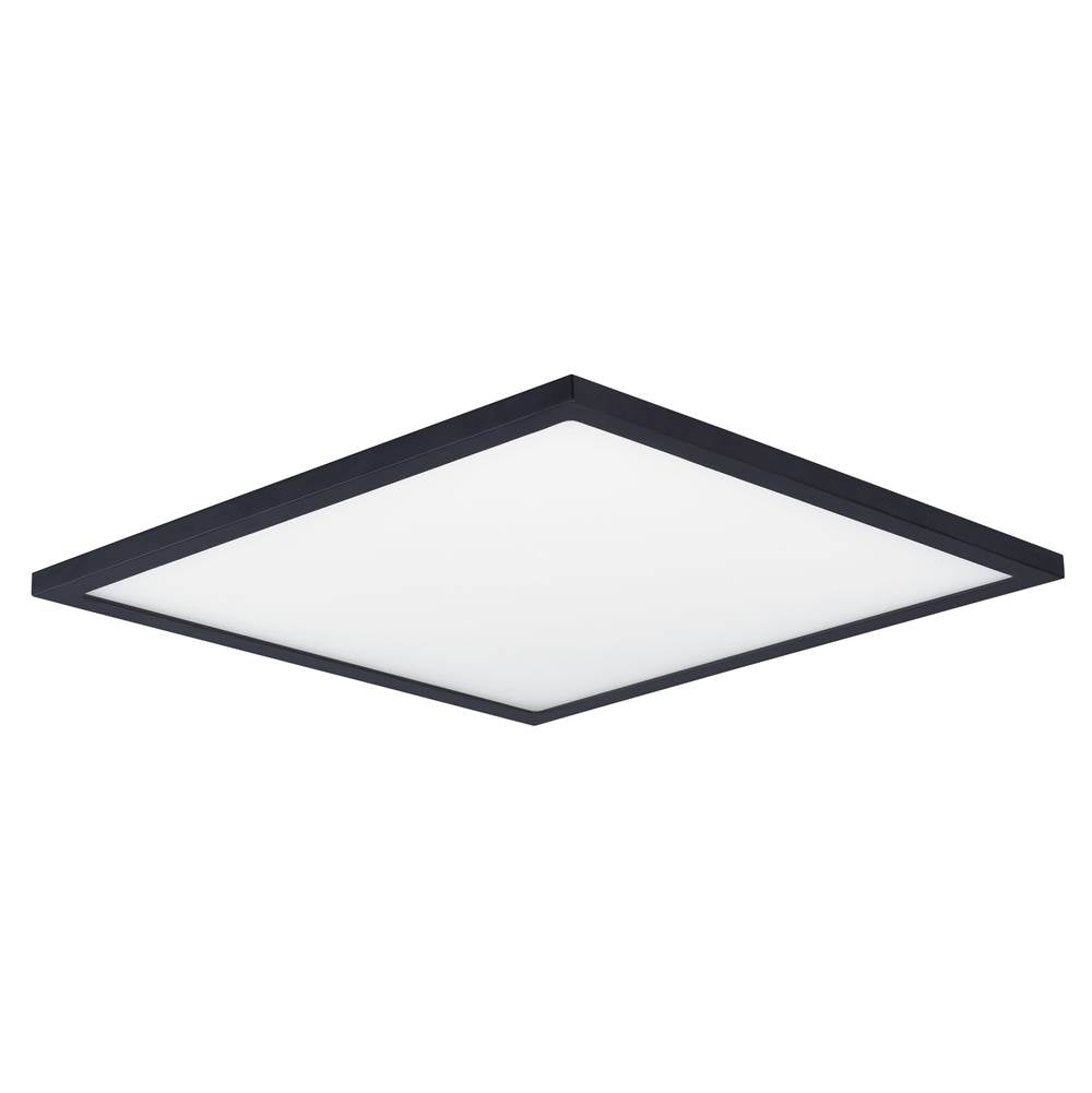 Maxim Lighting 58738WTBK Black Wafer 15'' Sq Led Surface Mount 3000k Image 1