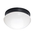 Maxim Lighting 5881WTBK Black Essentials 2-light Flush Mount Image 1