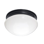 Maxim Lighting 5881WTBK Black Essentials 2-light Flush Mount Image 1