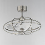 Maxim Lighting 61001SN Satin Nickel Portcullis-fandelight Image 3