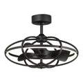 Maxim Lighting 61002BK Black Corona Wifi-enabled Led Fandelight Image 1