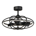 Maxim Lighting 61002BK Black Corona Wifi-enabled Led Fandelight Image 1