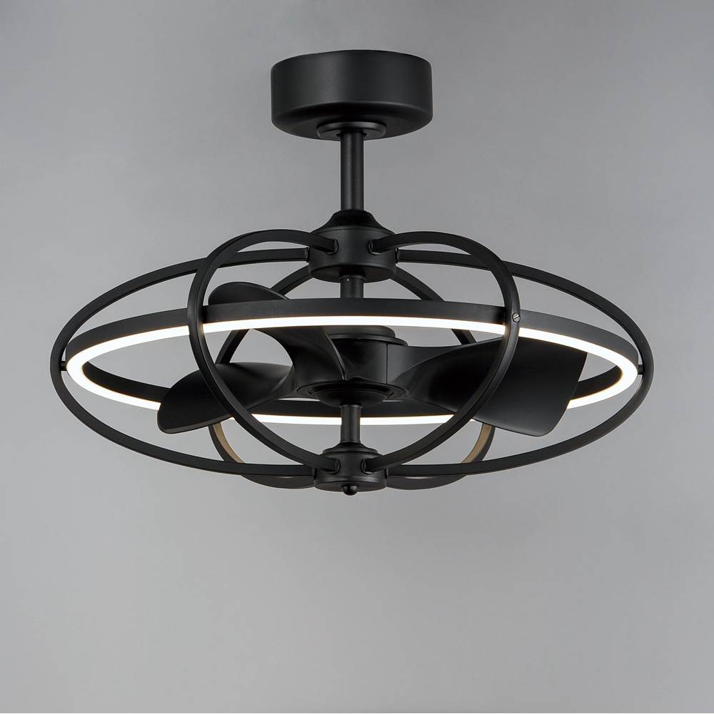 Maxim Lighting 61002BK Black Corona Wifi-enabled Led Fandelight Image 4