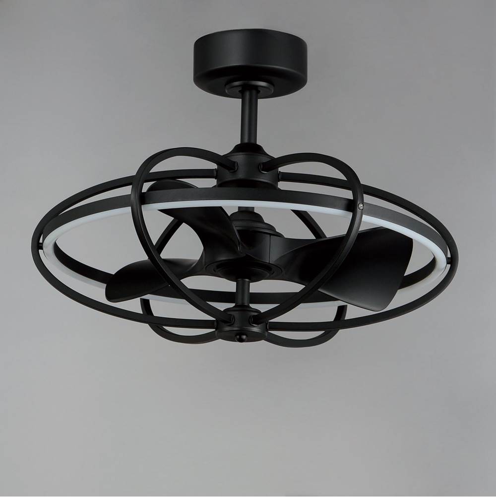 Maxim Lighting 61002BK Black Corona Wifi-enabled Led Fandelight Image 3