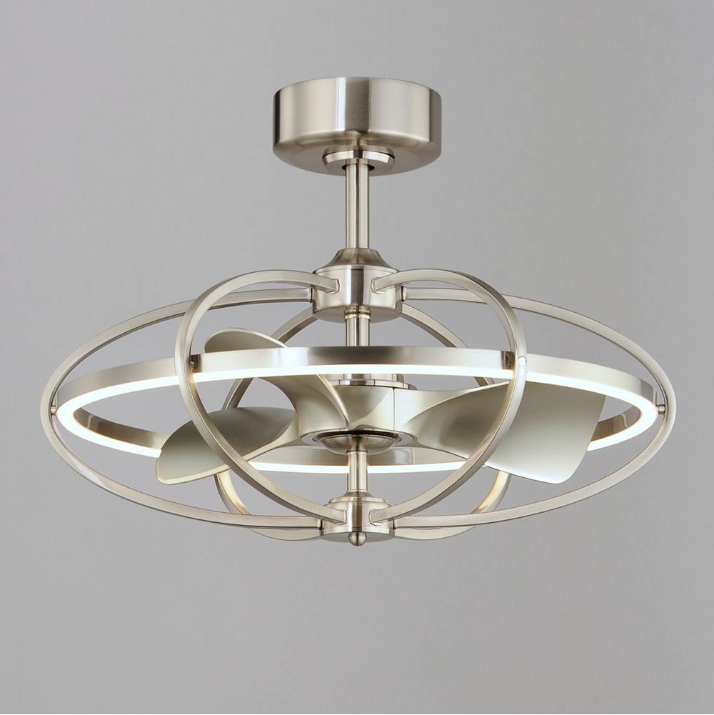 Maxim Lighting 61002SN Satin Nickel Corona Wifi-enabled Led Fandelight Image 4