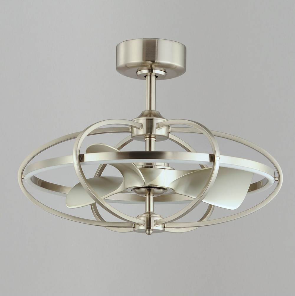 Maxim Lighting 61002SN Satin Nickel Corona Wifi-enabled Led Fandelight Image 3