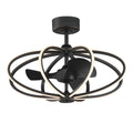 Maxim Lighting 61005BK Black Solstice-fandelight Image 1