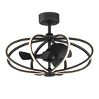 Maxim Lighting 61005BK Black Solstice-fandelight Image 1