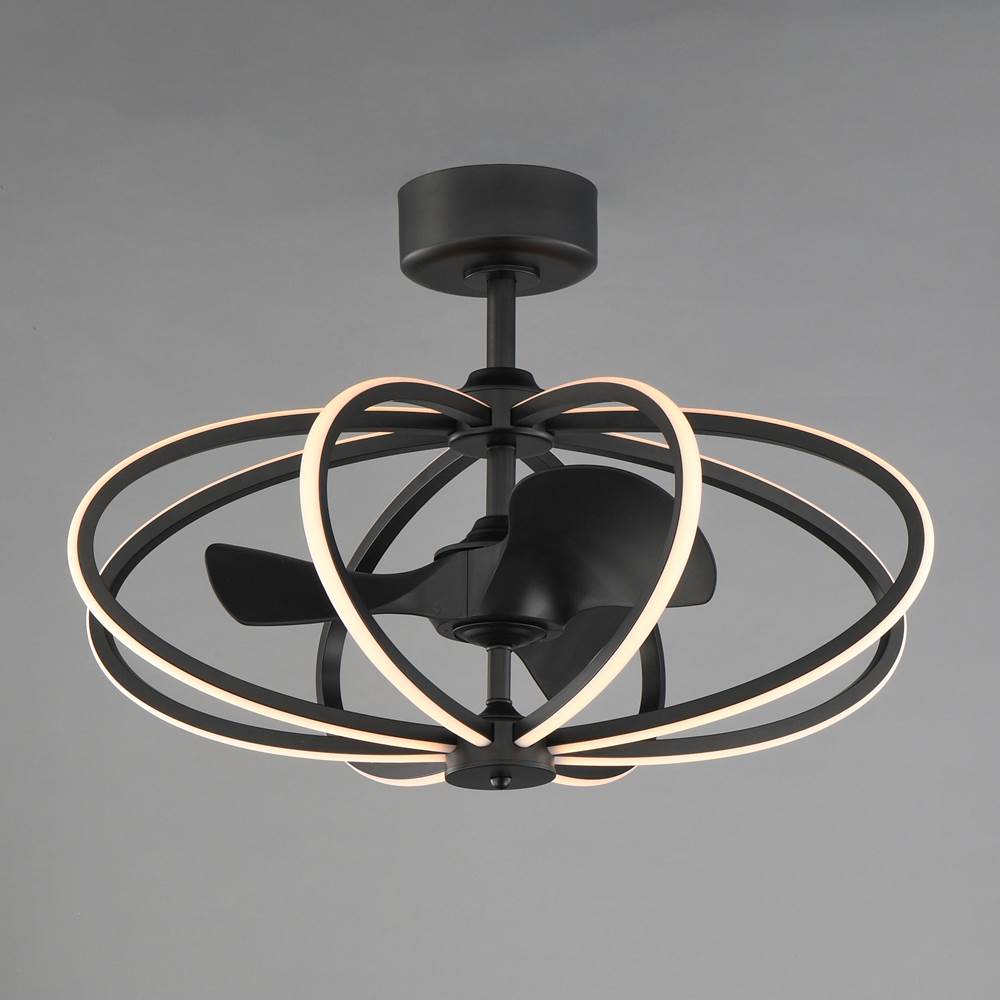 Maxim Lighting 61005BK Black Solstice-fandelight Image 3